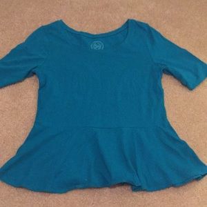 SO peplum top